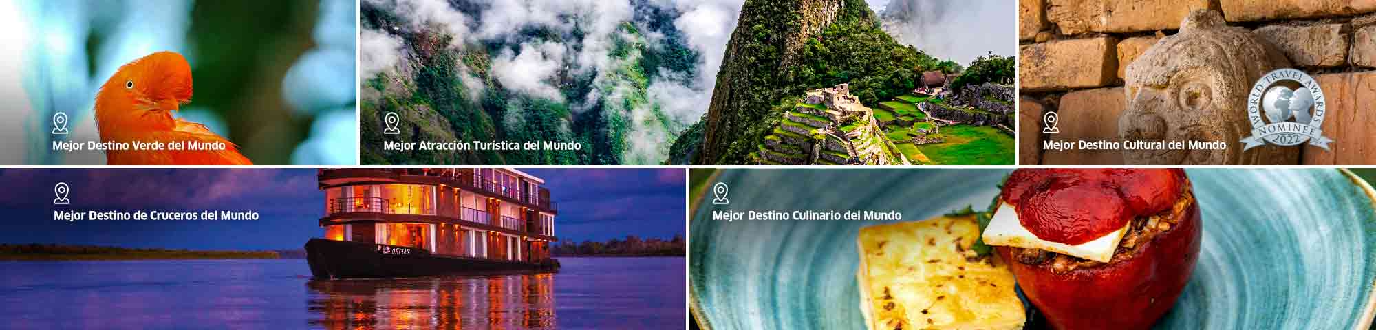 World Travel Awards 2022: Seis nominaciones para Perú en los Óscar del turismo